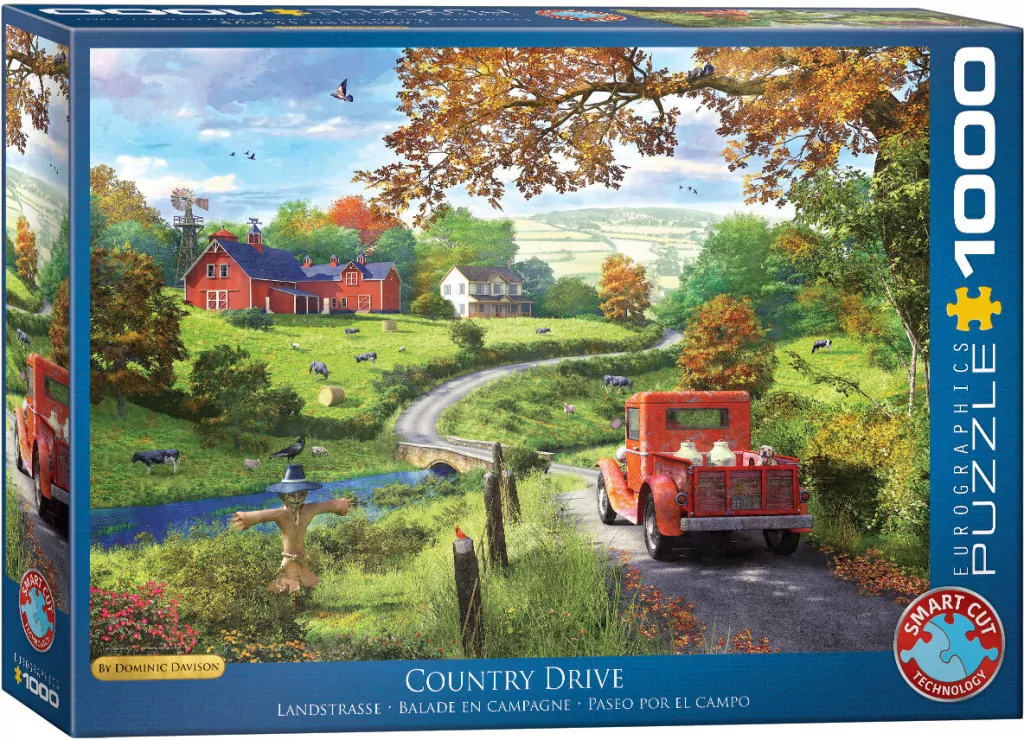 Puzzle 1000. Domek na wsi. Dominic Davison - tantis.pl