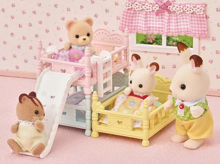 Potrójne łóżko. Sylvanian Families - tantis.pl