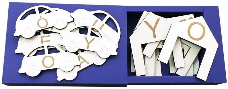 Colorado. Samogłoski - autka i garaże (duże litery) - tantis.pl