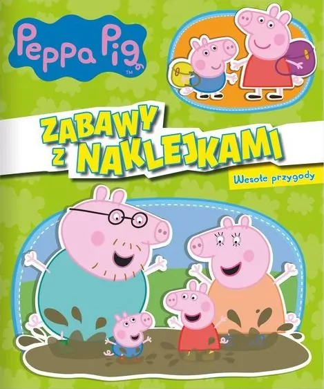 Świnka Peppa. Zabawy z naklejkami. Wesołe przygody - tantis.pl