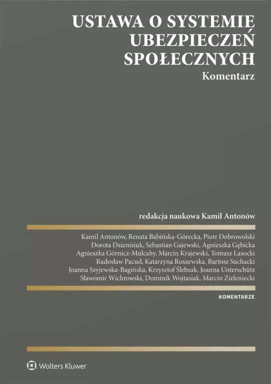 Ustawa o systemie ubezpieczeń społecznych - tantis.pl