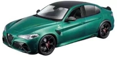 Alfa Romeo Giulia GTA Metal Green 1:18 BBURAGO - tantis.pl