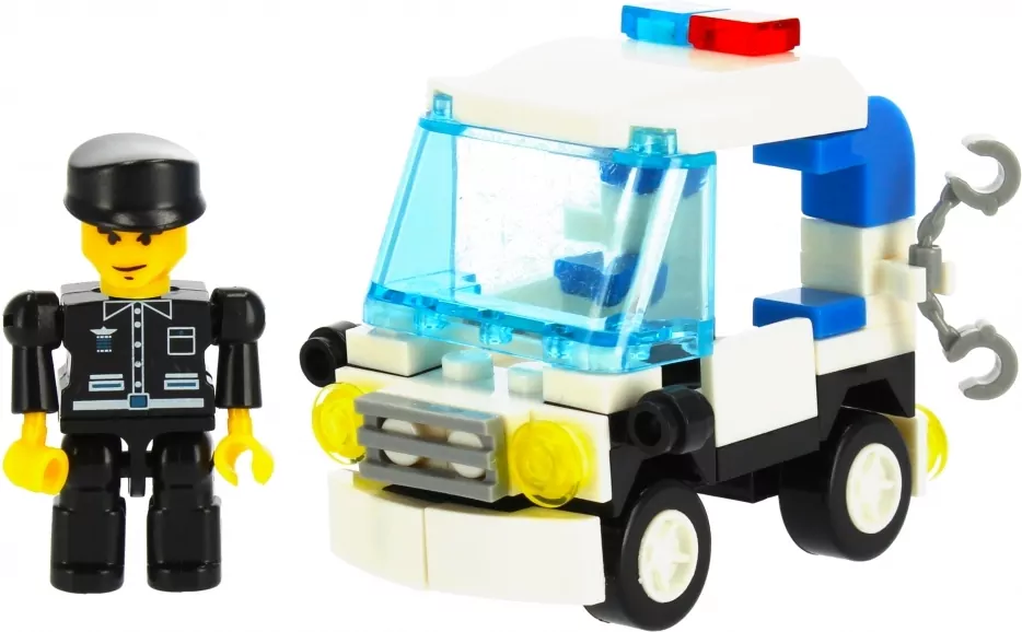 Klocki konstrukcyjne Policja mix ALLEBLOX - tantis.pl