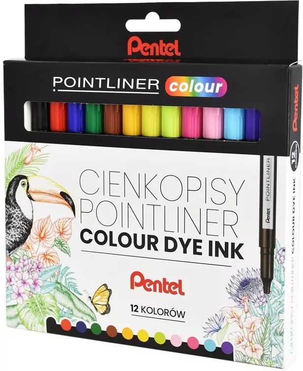 Cienkopis pointliner S40-ST 12 kolorów - tantis.pl