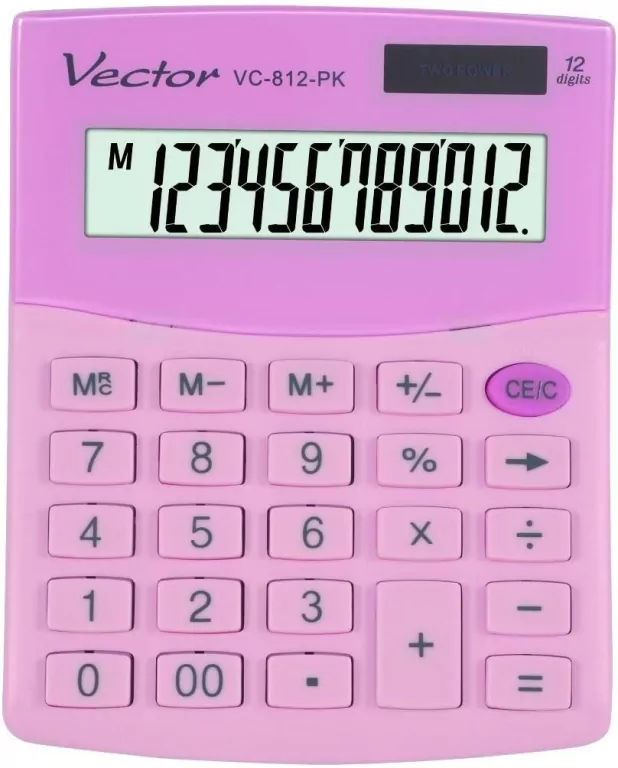 Kalkulator Vector KAV VC-812 PK - tantis.pl