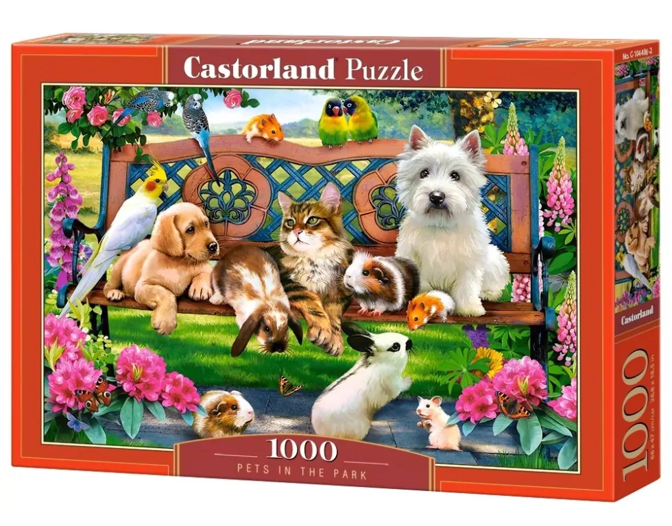 Puzzle 1000. Pets in the Park - tantis.pl