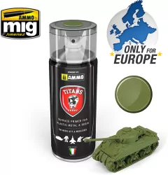 Ammo: Titans Matt Primer - Military Green