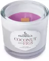 Świeczka sojowa Coconut and Figs biała 170g - tantis.pl