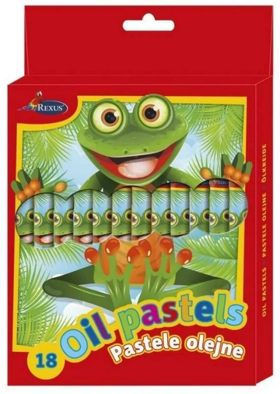 Pastele olejne 18 kolorów Rexus - tantis.pl