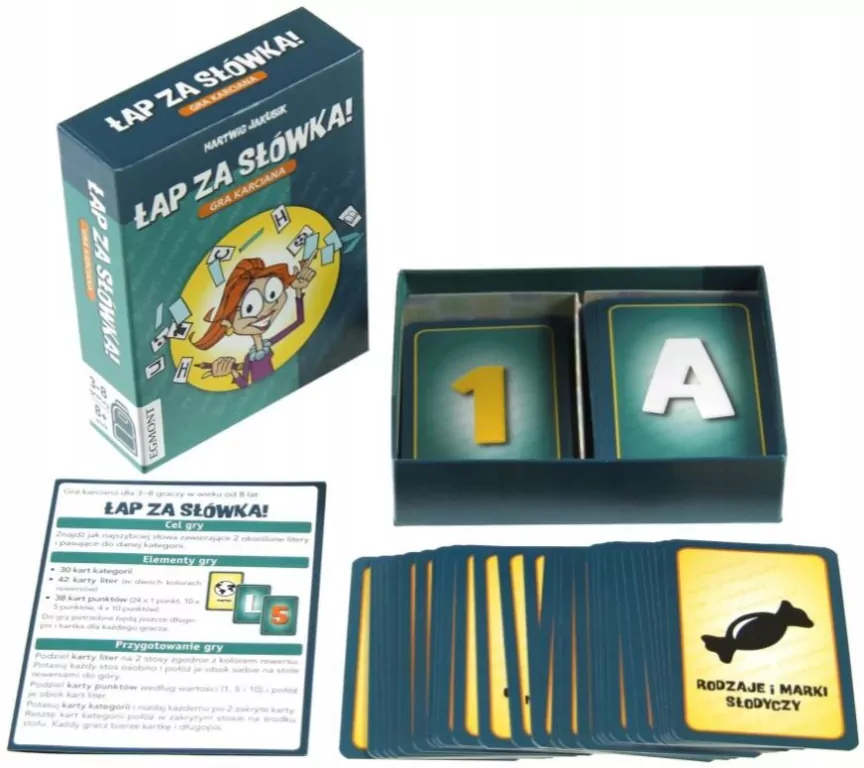 Łap za słówka. Gry do plecaka - tantis.pl
