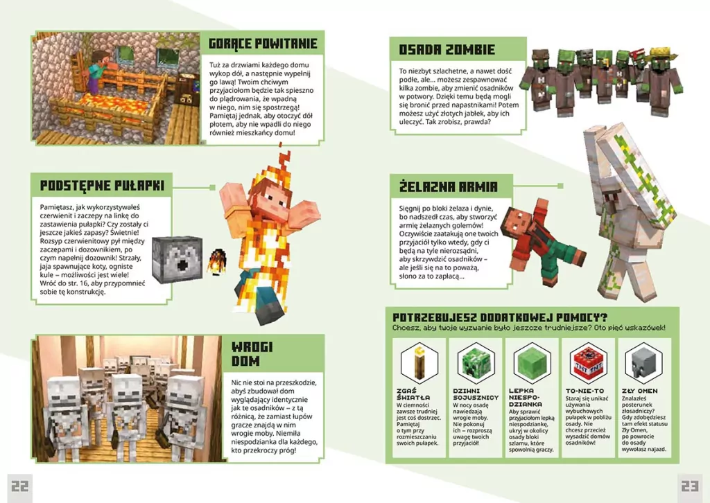 Minecraft. Wyzwanie przetrwanie. Zostań bohaterem - tantis.pl