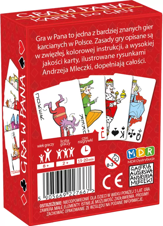 Gra w Pana: Karty do gry - tantis.pl