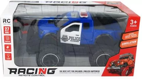 Auto terenowe Jeep policja zdalnie sterowane 1334336 DROMADER - tantis.pl