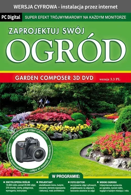 Garden Composer 3D DVD. Zaprojektuj Swój Ogród - tantis.pl