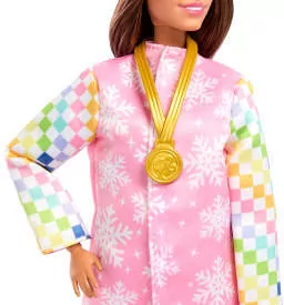 Barbie Careers Snowboarder Doll in Pink Jacket - tantis.pl