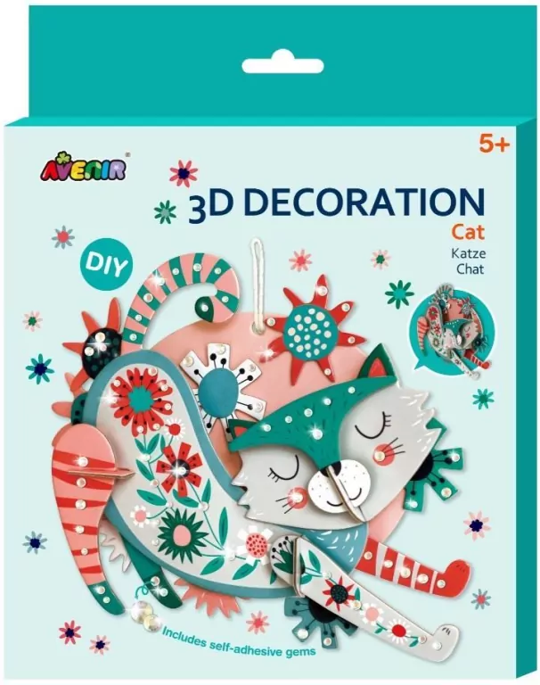 Dekoracje 3D - Kot - tantis.pl