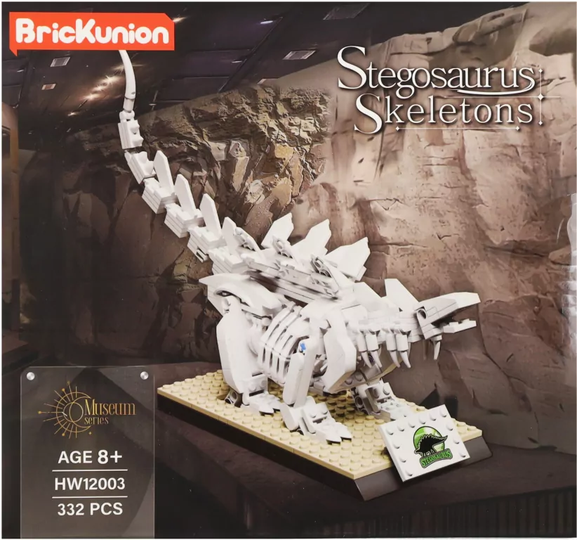Klocki szkielet dinozaur stegozaur 332el - tantis.pl