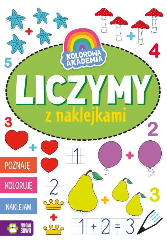 Liczymy z naklejkami. Kolorowa Akademia - tantis.pl