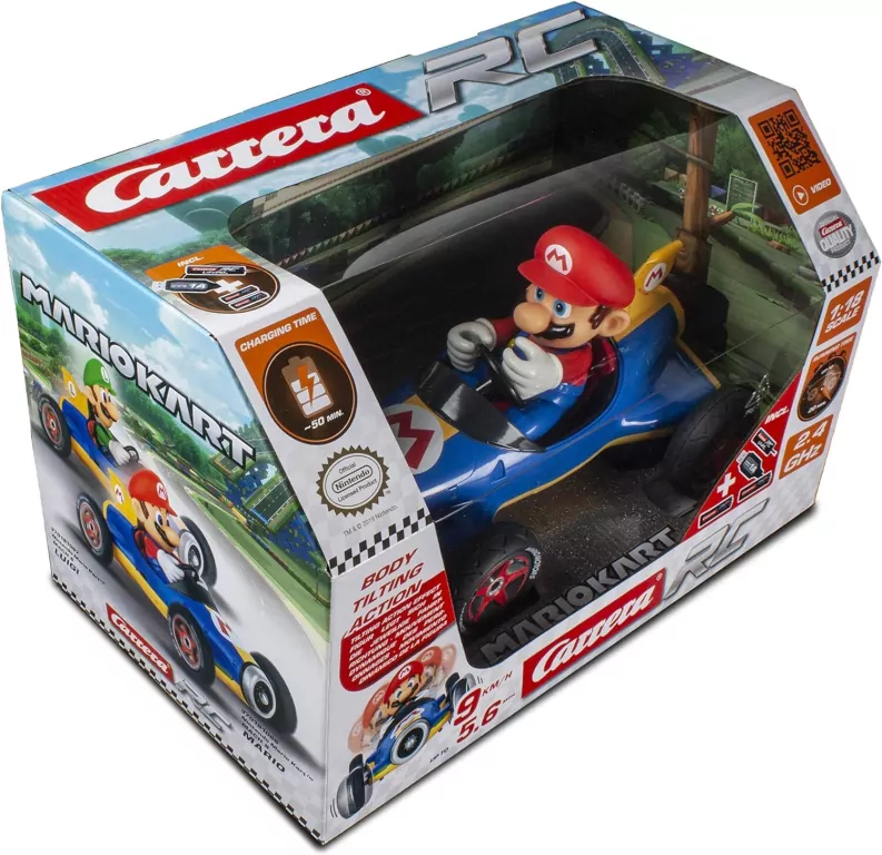 Carrera RC. Mario Kart mach 8 Mario 2,4GHz - tantis.pl