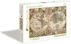 Puzzle 3000. High Quality Collection. Old Map