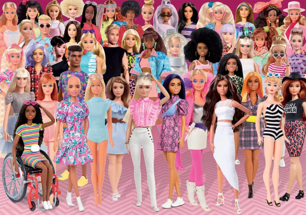 Puzzle 1000 Barbie - tantis.pl