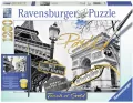 Puzzle 1200. Touch of Gold. Paryż. Puzzle do malowania - tantis.pl