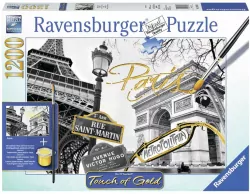 Puzzle 1200. Touch of Gold. Paryż. Puzzle do malowania