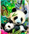 Mozaika diamentowa 5D - Panda 40x30cm - tantis.pl