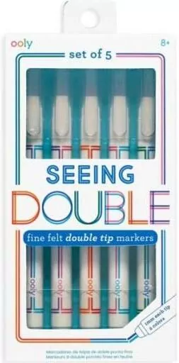 Cienkopisy podwójnie piszące Seeing Double - tantis.pl