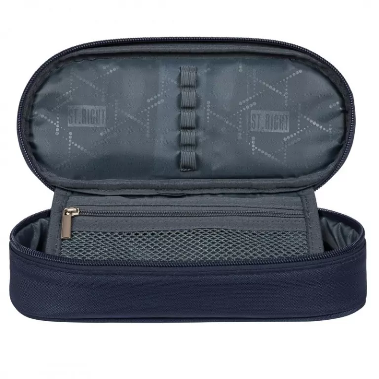 Piórnik saszetka usztywniona z wewnętrzną klapką PC1 ST.NAVY BLUE VINTAGE - tantis.pl