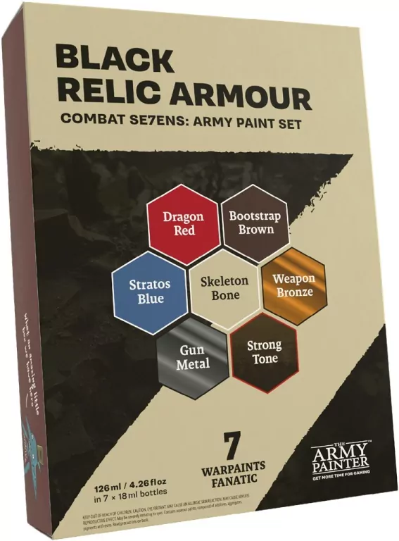 The Army Painter: Combat Se7ens - Black Relic Armour - tantis.pl