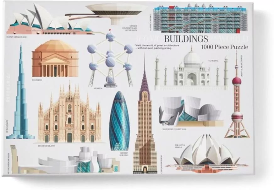 Puzzle 1000 Iconic Buildings - tantis.pl