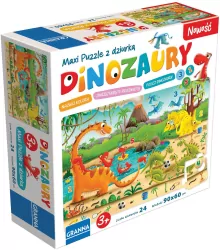 Granna. Maxi Puzzle. Dinozaury