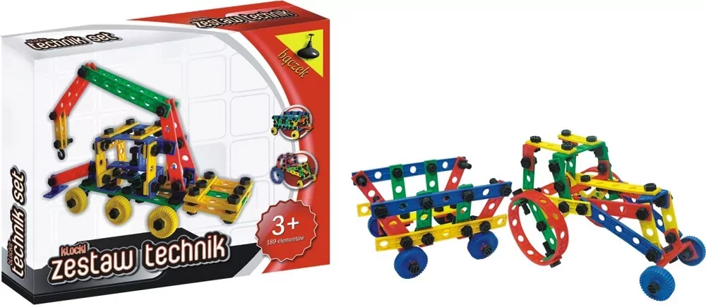 Klocki zestaw technik 183el - tantis.pl