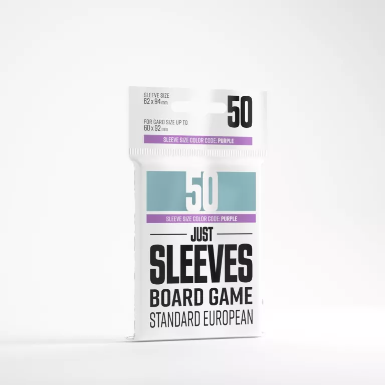 Gamegenic: Just Sleeves - Board Game Sleeves (62 x 94 mm) 50 sztuk, Clear - tantis.pl