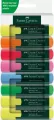 Zakreślacz Faber-Castell 1548 neonowy 8 kolorów - tantis.pl