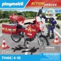 Playmobil 71466 Motocykl straży pożarnej na miejscu wypadku - tantis.pl