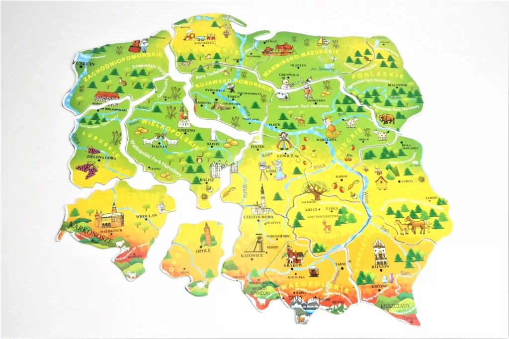Abino. Geo puzzle. Polska - tantis.pl