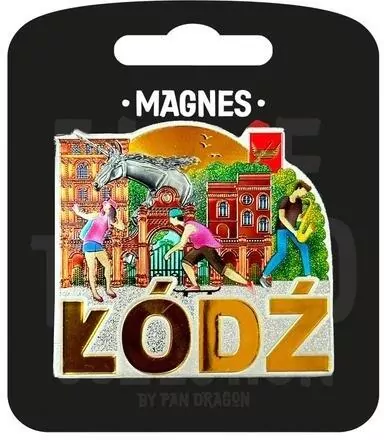 Magnes I love Poland Łódż ILP-MAG-C-LOD-30 - tantis.pl