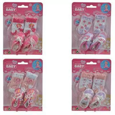 New Born Baby Buciki i skarpetki, 4 rodzaje - tantis.pl