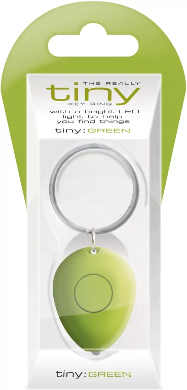 Really Tiny Keyring. Breloczek z lampką, zielony - tantis.pl