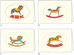 Karnet z kopertą: Konik na biegunach