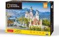 Puzzle 3D. Zamek Neuschwanstein. National Geographic - tantis.pl