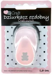 Dziurkacz ozdobny miś 1.6cm