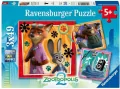 Puzzle dla dzieci 2D: Zwierzogród 2 3x49el - tantis.pl
