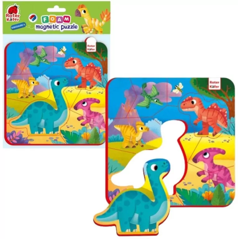 Piankowe puzzle magnetyczne. Dinozaury - tantis.pl