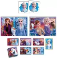 Puzzle 48 + 36 + Memo + 6 klocków Edukit Frozen - tantis.pl