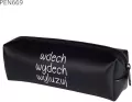 Piórnik jednokomorowy czarny - wdech wydech wyluzu - tantis.pl