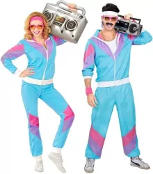 Strój dresowy w stylu lat 80 rozm. XL