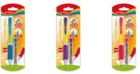 Ołówek automatyczny, Smoozy 0.7mm z grafitami blister, mix 1 sztuka - tantis.pl